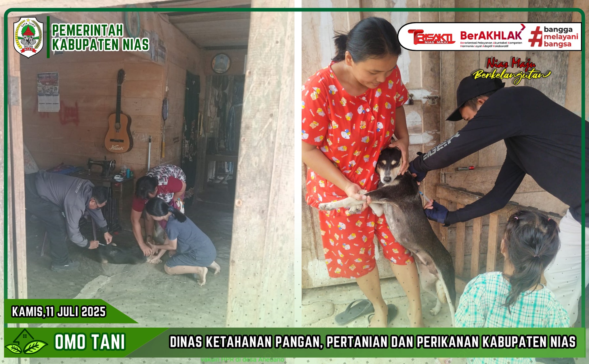 Pelaksanaan Vaksinasi terhadap Hewan Penular Rabies (HPR)
